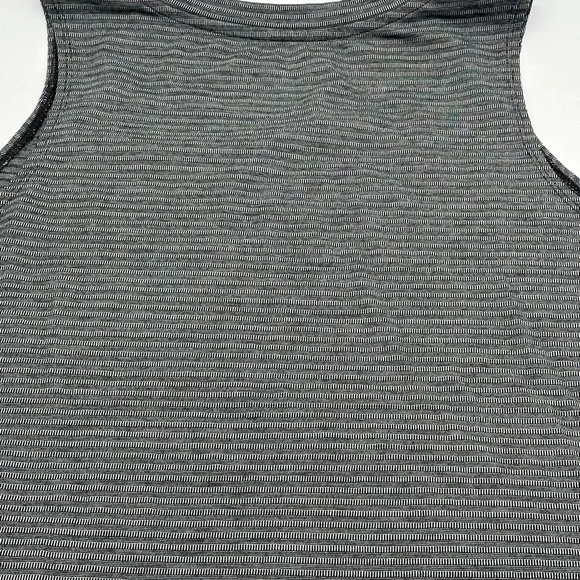 Athletic Works Knit Tank Top Women's XL 16-18 Gray Black Striped Sleeveless - Picture 8 of 8